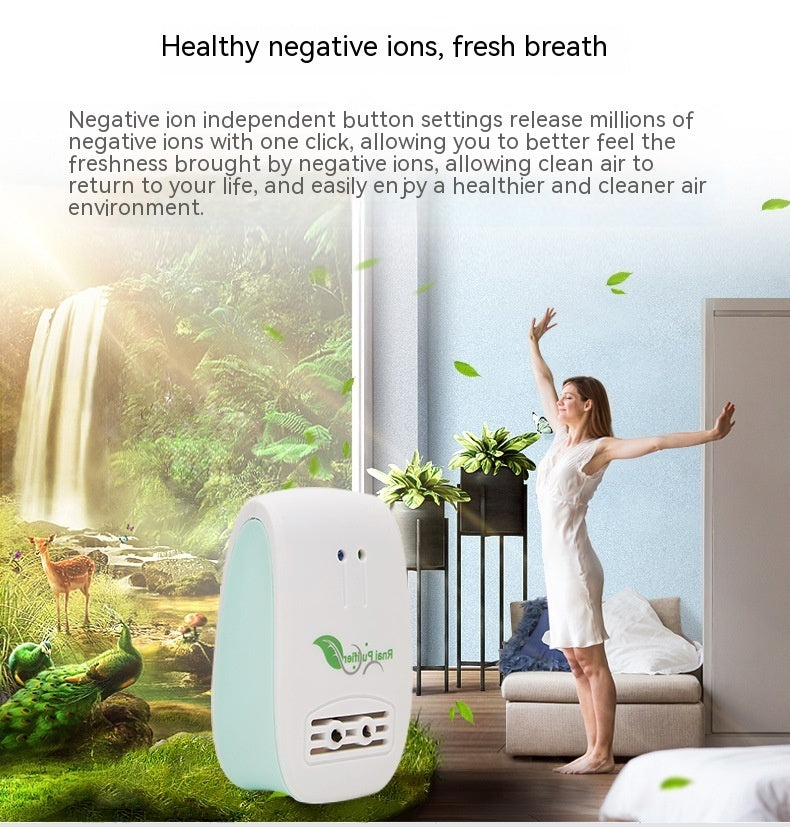 Negative Ion Anti-Smoke And Odor Air Purifier For Small Spaces