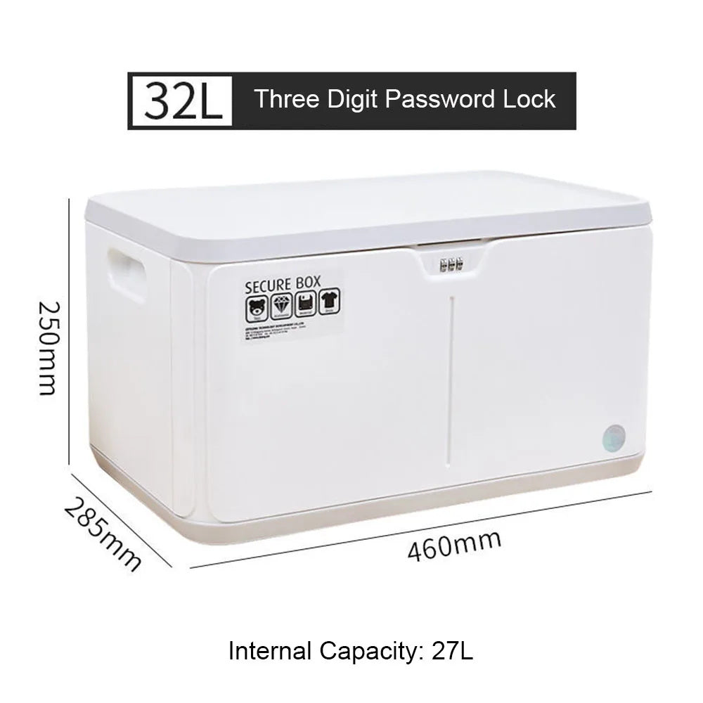 Extra Large Plastic Password Lock Storage Box