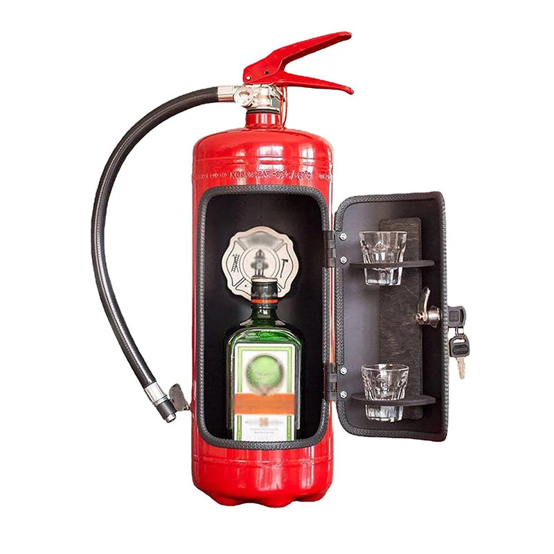 Fake Fire Extinguisher With Secret Stash Compartment- Equipped With Lock And Key