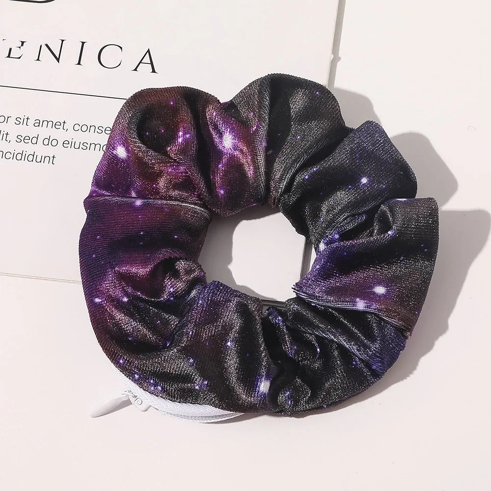 Hair Tie Hair Scrunchie ⁣⁣⁣⁣With Hidden Stash Pocket