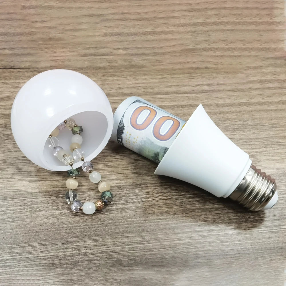 Light Bulb With Hidden Stash Compartment