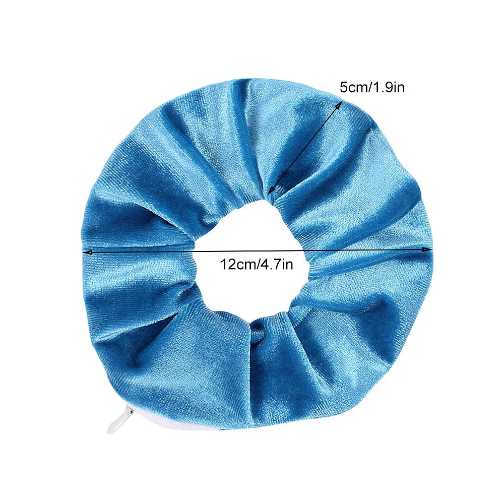 Hair Tie Hair Scrunchie ⁣⁣⁣⁣With Hidden Stash Pocket