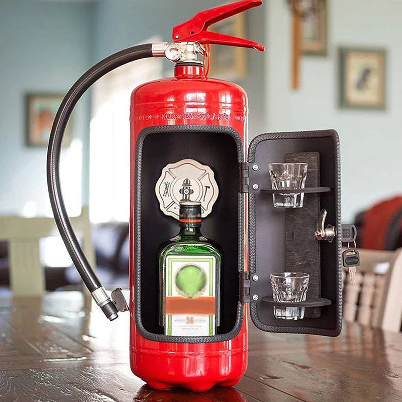 Fake Fire Extinguisher With Secret Stash Compartment- Equipped With Lock And Key