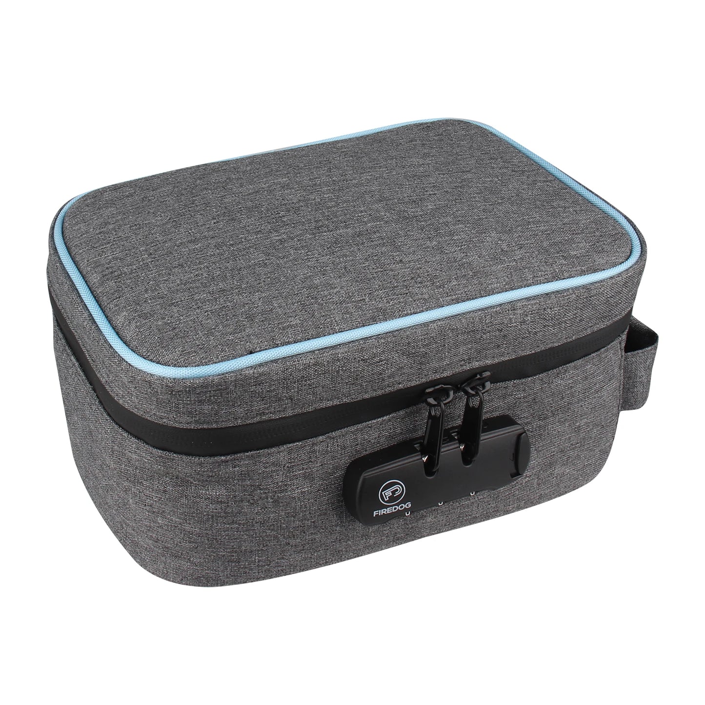 FIREDOG Portable Odor Proof Stash Case with Combination Lock.