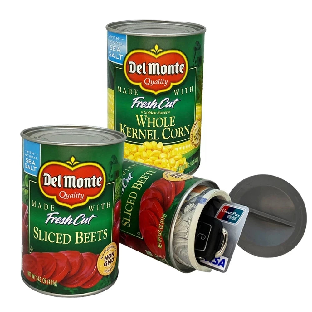 Fake Del Monte Food Stash Can 1-3pcs - Looks Like A Real Can!