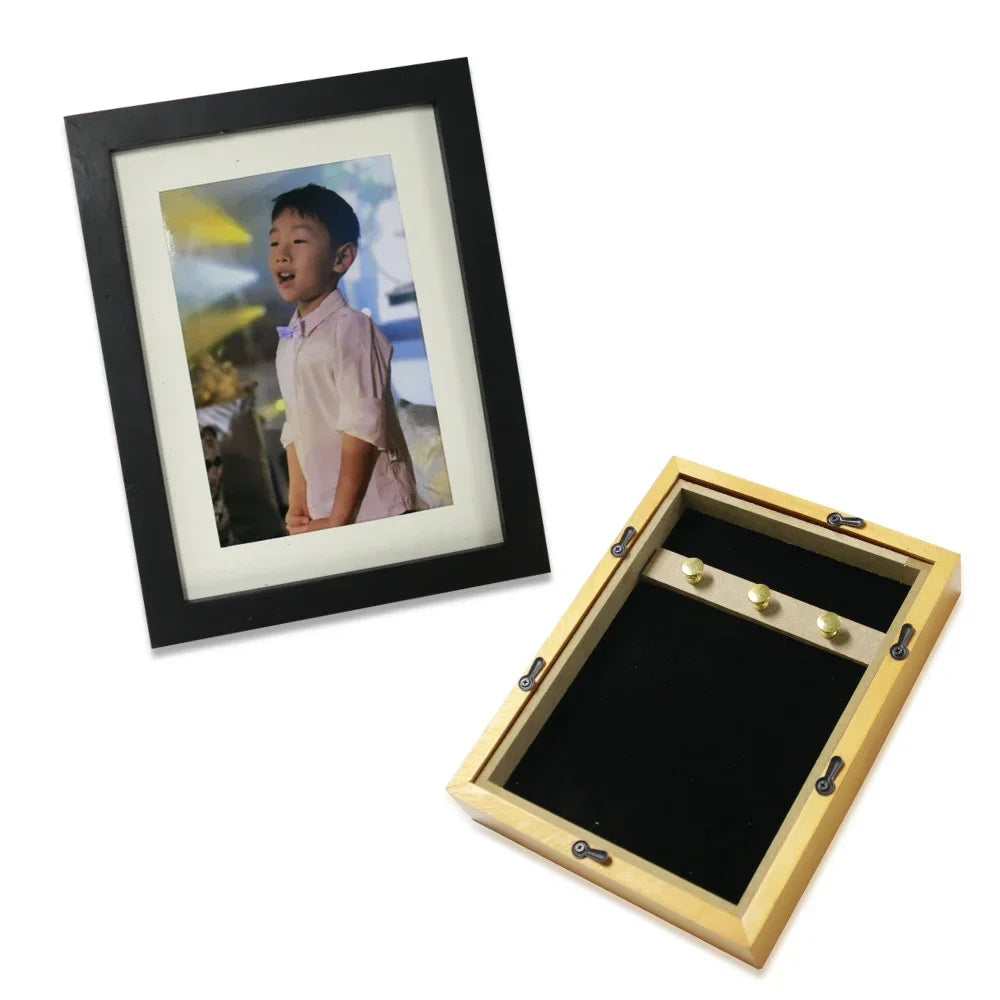 NEW Picture Frame With Secret Stash Compartment/Jewelry Box