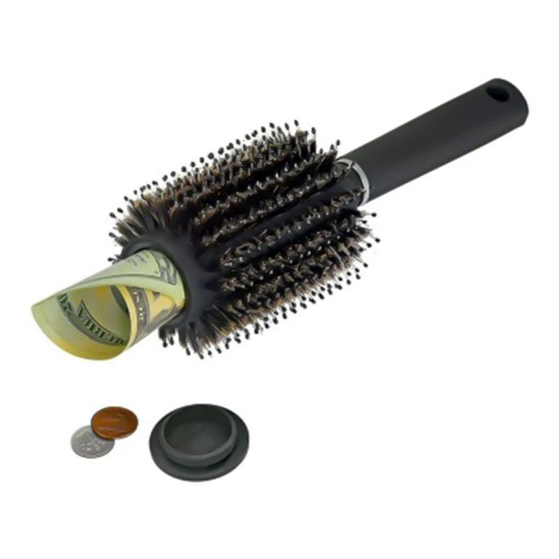 Real Hairbrush With Hidden Stash Compartment