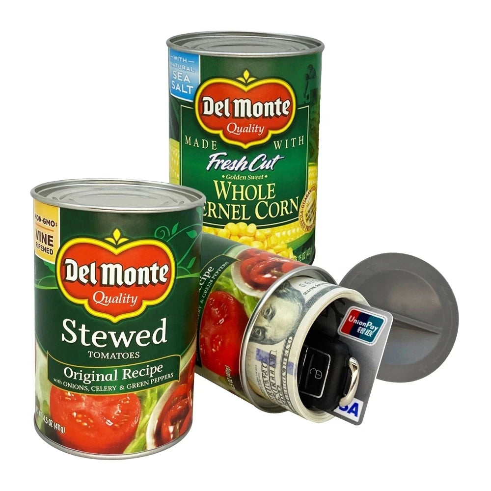 Fake Del Monte Food Stash Can 1-3pcs - Looks Like A Real Can!