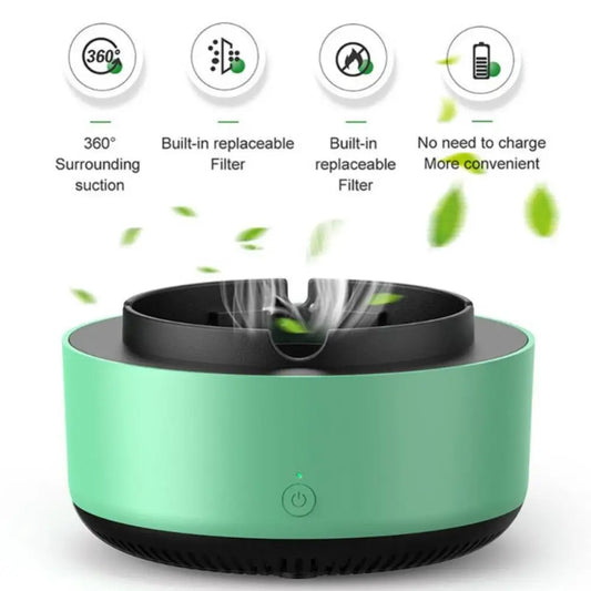 Smokeless Odorless And Air Purifying Negative Ion Aromatherapy Ashtray