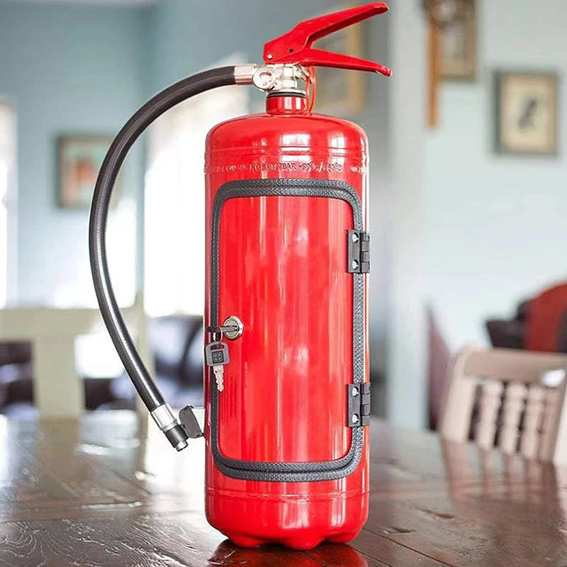 Fake Fire Extinguisher With Secret Stash Compartment- Equipped With Lock And Key