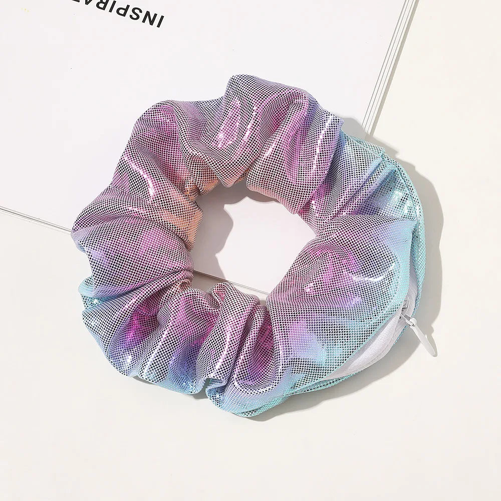 Hair Tie Hair Scrunchie ⁣⁣⁣⁣With Hidden Stash Pocket