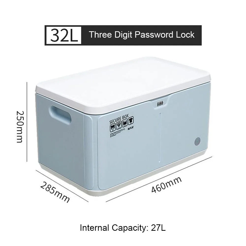 Extra Large Plastic Password Lock Storage Box